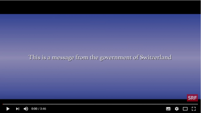 【スイス・セカンド】スイスがトランプ大統領に向けて作った動画【全文・日本語訳】