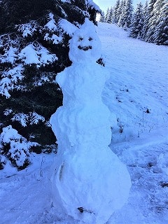 ドイツの山の上はもう銀世界だー！