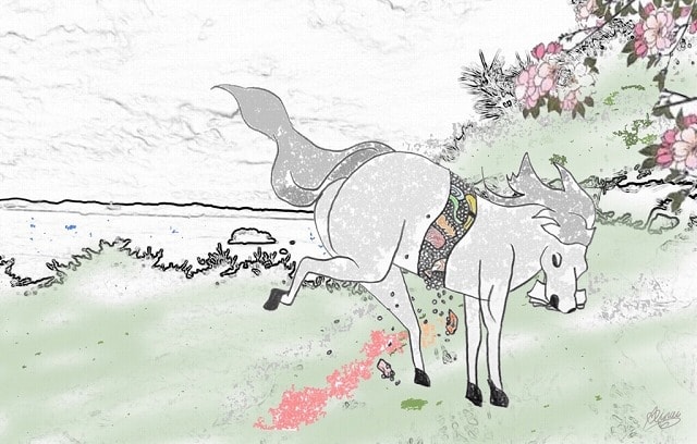 ブログには、オリジナリティ溢れる画像が必要だ。ラブイン愛内さんに絵を描いていただきました！