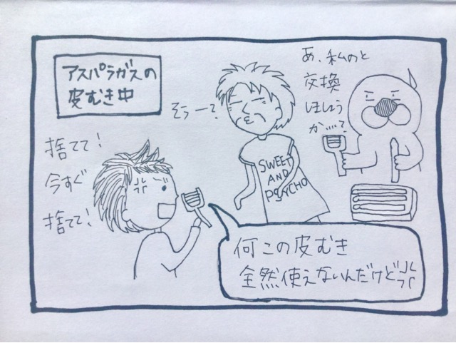 f:id:akane1033:20180720001103j:image ドイツの義実家☆観察絵日記