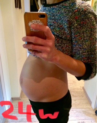 【写真でみる】妊娠中+18kg増えた私の週数別お腹の大きさ＆体重変化の推移まとめ