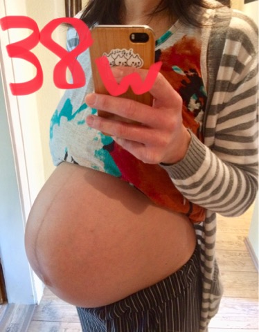 【写真でみる】妊娠中+18kg増えた私の週数別お腹の大きさ＆体重変化の推移まとめ