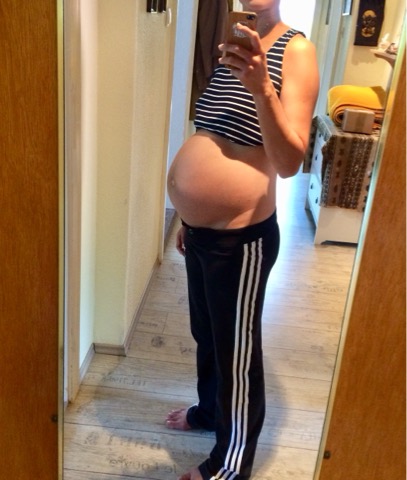 【写真でみる】妊娠中+18kg増えた私の週数別お腹の大きさ＆体重変化の推移まとめ